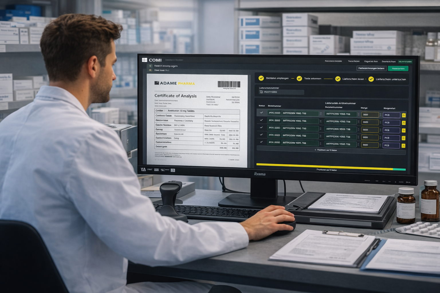 Document Reader Pharma